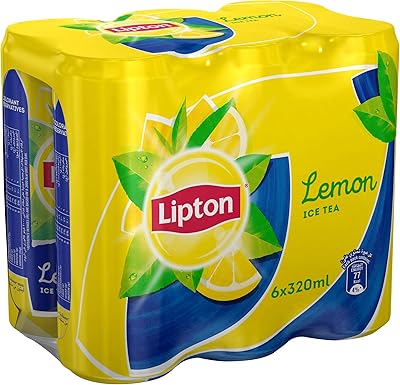 Boisson non gazeuse à la limonade au thé glacé lipton, canette de 320