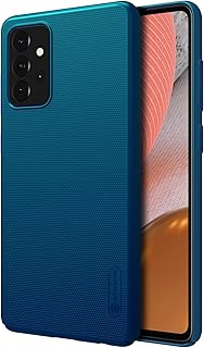 Coque arrière nillkin super frosted shield pour samsung galaxy a72 4g/5g, bleue
