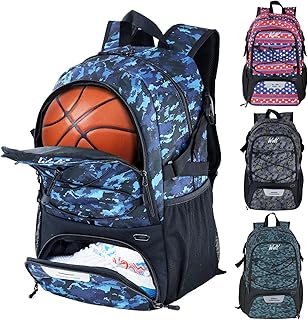 Wolt | grand sac à dos de basket-ball avec porte-balle séparé et compartiment pour chaussures, idéal pour le basket-ball, le football, le volley-ball, la natation, la salle de sport, les voyages. Diaytar Sénégal : Diversité produits, unité de prix bas