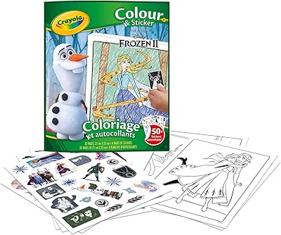Crayola frozen colors et affiche, multicolore, cy04-5864