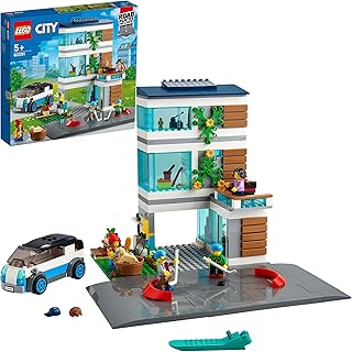 Kit de construction de maison familiale lego modern city, kit de construction