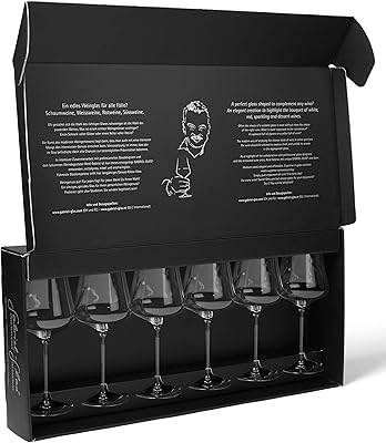 Verres à vin en cristal gabriel-glass standard edition, lot de 6, modèle 99694