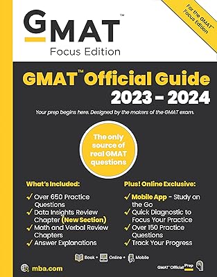 Guide officiel du gmat 2023-2024 : livre + banque de questions en ligne