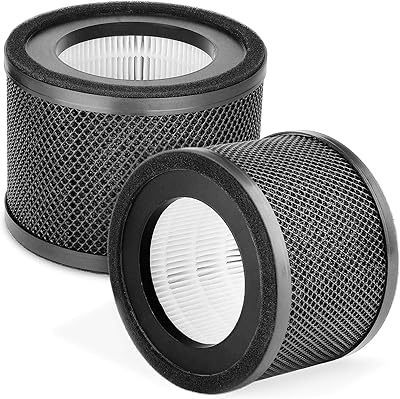 Paquet de 2 filtres de remplacement hepa véritable tt-ap001 pour purificateur d'air vafa