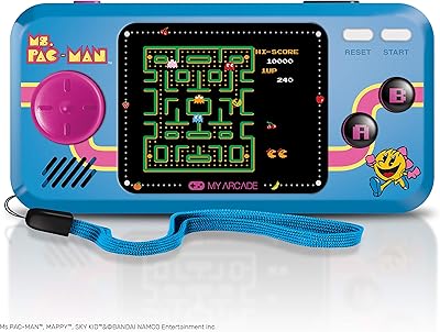 Console de jeu portable my arcade ms. pac-man : 3 jeux intégrés