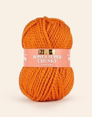 Highfield buns super chunky, orange brûlée (647), 100g serdar, f032-0647