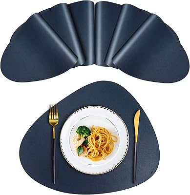 Jtx – ensemble de sets de table de table à manger en cuir