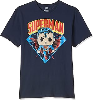 T-shirt funko pop dc comics : superman flying straight (l) - 59016