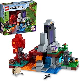 Lego minecraft 21172 jeu de construction de portes détruites avec les figurines du