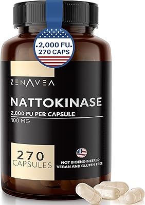 Supplément zdenavia nattokinase - 2000 fu, 270 capsules (approvisionnement de 9 mois)