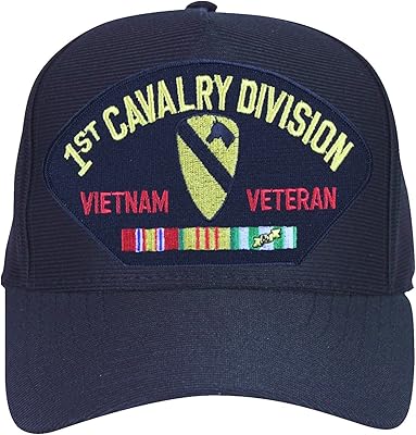 Casquette de baseball vétéran de la 1ère division de cavalerie du vietnam