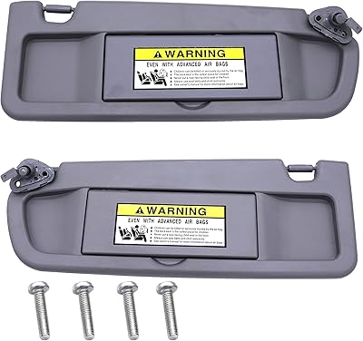 Pare-soleil mocw gauche et droit pour honda civic 2006 2007 2008