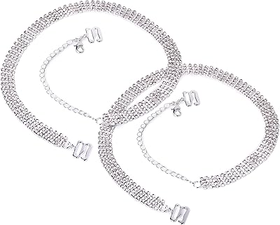 Bretelles de soutien-gorge divas pour femmes, soutien-gorge avec strass argentés, sangle en cristal