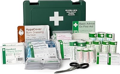 Trousse de premiers secours économique conforme à la norme bs 8599 de safety first aid group, taille moyenne, entièrement approvisionnée. Consommez mieux avec Diaytar, votre marketplace discount