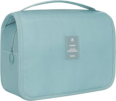 Trousse de toilette de voyage à suspendre pour femmes et hommes, organisateur