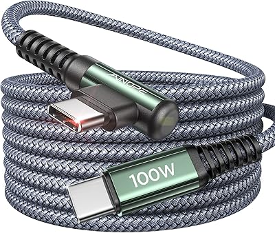 Câble inopy usb c vers usb c 100 w 10 pieds, câble