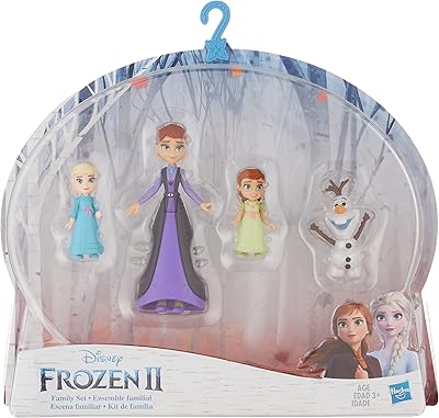 Ensemble de poupées disney la reine des neiges elsa et anna avec poupée