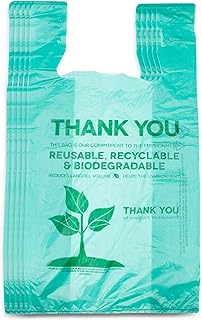 Sacs d'épicerie biodégradables réutilisables et recyclables, sacs en plastique écologiques, greymarl, emballage