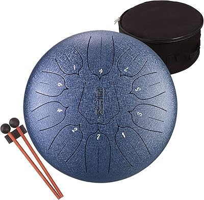 Tambour à langue en acier 11 notes 6 pouces, instrument de percussion à