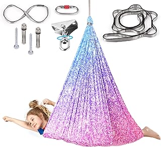 Balançoire sensorielle intérieure et extérieure pour enfants balançoire double couche pour besoins