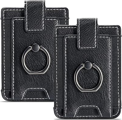 Porte-cartes de téléphone rfid, portefeuille de crédit, support adhésif pour téléphone portable
