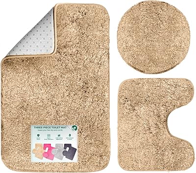 Ensemble de tapis de salle de bain last cake | tapis en pvc