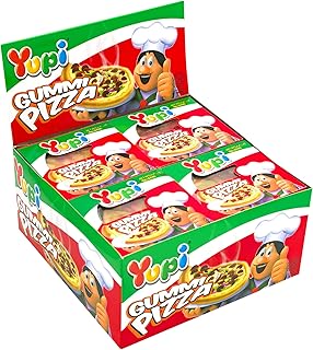 Mini bonbons gommeux en forme de pizza ubi, 24 pièces, 14 grammes