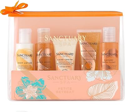 Coffret cadeau sanctuary spa sac de voyage petite retreat avec gel