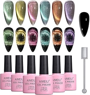 9d ensemble de vernis à ongles gel magnétique avec bâton