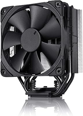 Refroidisseur de processeur simple tour noctua chromax 120 mm noir nh-u12s (noir)