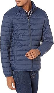 Doudoune légère et imperméable empilable amazon essentials pour hommes, grandes et grandes), bleu