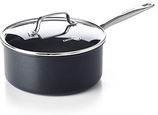 Batterie de cuisine antiadhésive en céramique anodisée dure greenpan prime midnight