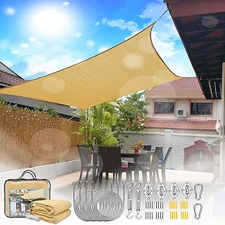 Parapluie rectangulaire skihd avec kit d'installation perméable à l'air et l'eau résistant aux