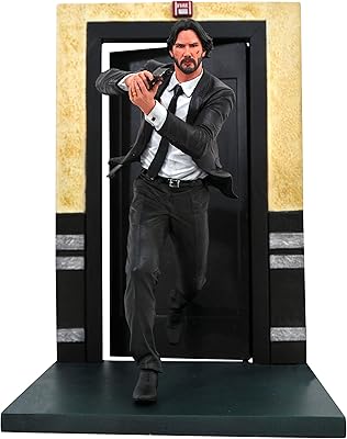 Diamond select toys john wick gallery 8", figurine en pvc, multicolore, 9