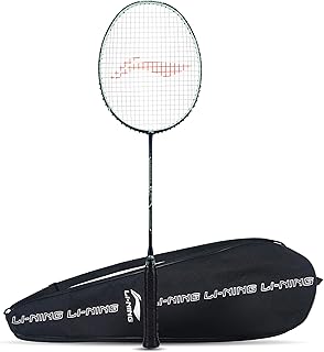 Raquette li-ning super force 87 plus unisexe pour adulte - violet foncé/argent, taille