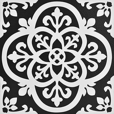 Autocollant pour carrelage de sol floor pops fp2475, noir