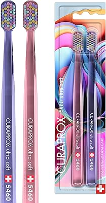 Curaprox cs5460 brosse à dents manuelle ultra douce édition spéciale colorée - brosse