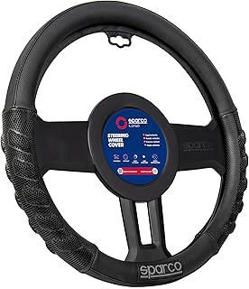 Couvre-volant universel sparco 38 cm, sps101bk, noir