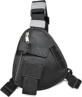 Sangle de poitrine en nylon hys, bandoulière réglable avec sac radio réglable unique