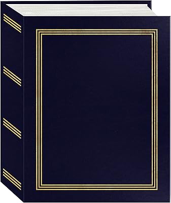 Album photo pioneer a4-100/nb, format a4-100, bleu marine, 100 pochettes, format 4x6 pouces