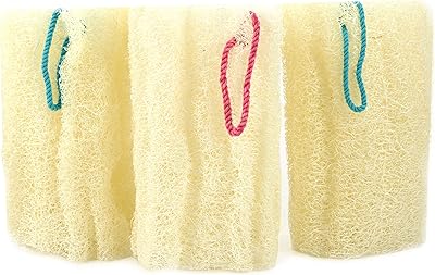 Nile cart éponge égyptienne biologique naturelle, grand luffa de bain pour exfoliation du
