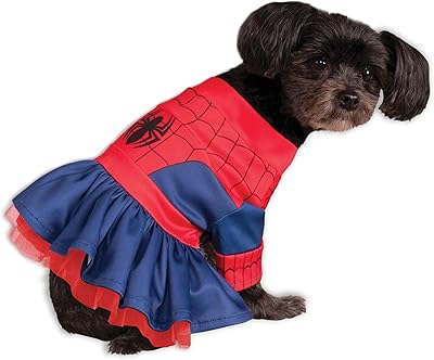 Déguisement pour animal de compagnie spider-girl de l'univers marvel de rubie's, taille s. Vos marques préférées à prix réduits sur Diaytar