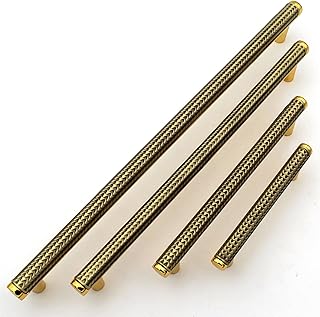 Abvin poignées de barre dorées antiques de qualité supérieure, quincaillerie d'armoire moderne en or, poignées de meubles pour portes, armoires, placards et tiroirs - 1 pièce (7,5 pouces). Diaytar : Le e-commerce qui respecte votre budget