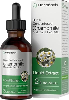 Extrait de camomille liquide | 2 fl oz | sans alcool | végétalien