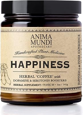 Anima mundi happiness powder - poudre de café aux herbes énergisante avec ashwagandha