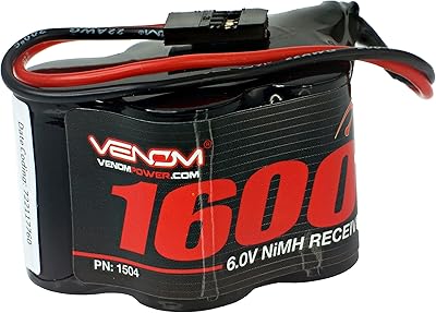 Récepteur snam 5 cellules 6v 1600 mah de batterie venom nimh