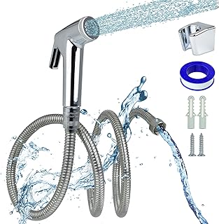 Ensemble de pulvérisation shattaf pour toilettes tahira 6 pièces douchette