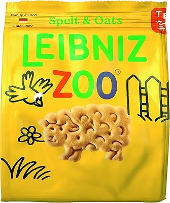 Bahlsen linanese zoo biscuits crumble aux céréales à l'avoine - 100 g