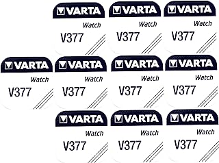 Piles bouton varta 377 sr626sw (paquet de 10, v377)