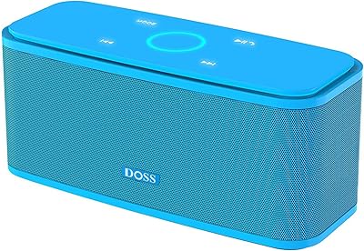 Haut-parleur bluetooth portable doss avec son hd et fonction tactile - bleu
